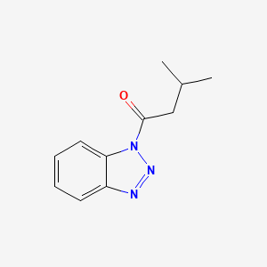 molecular formula C11H13N3O B5803028 1-(3-methylbutanoyl)-1H-1,2,3-benzotriazole 