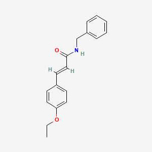molecular formula C18H19NO2 B5803031 N-benzyl-3-(4-ethoxyphenyl)acrylamide 