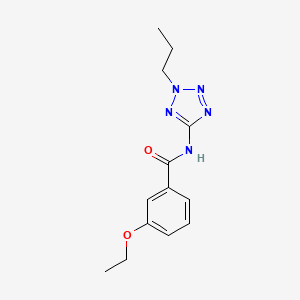 molecular formula C13H17N5O2 B5803040 3-ethoxy-N-(2-propyl-2H-tetrazol-5-yl)benzamide 