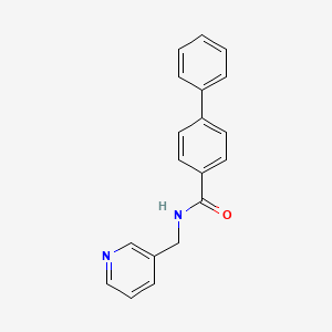 molecular formula C19H16N2O B5803053 N-(3-pyridinylmethyl)-4-biphenylcarboxamide 