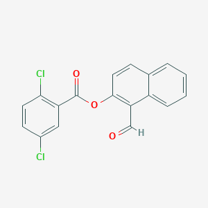 molecular formula C18H10Cl2O3 B5803097 1-formyl-2-naphthyl 2,5-dichlorobenzoate 