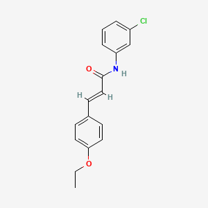 N-(3-chlorophenyl)-3-(4-ethoxyphenyl)acrylamide