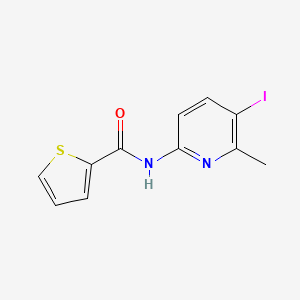 molecular formula C11H9IN2OS B5803170 N-(5-iodo-6-methyl-2-pyridinyl)-2-thiophenecarboxamide 