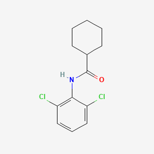 molecular formula C13H15Cl2NO B5803203 N-(2,6-dichlorophenyl)cyclohexanecarboxamide 