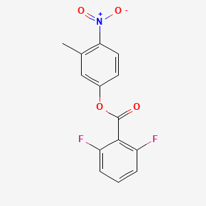 3-methyl-4-nitrophenyl 2,6-difluorobenzoate