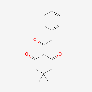 molecular formula C16H18O3 B5803284 5,5-dimethyl-2-(phenylacetyl)-1,3-cyclohexanedione 
