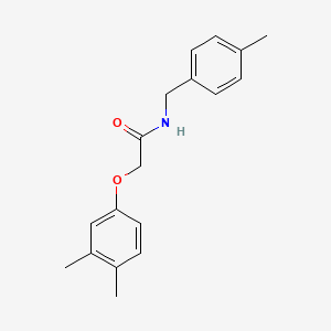molecular formula C18H21NO2 B5803292 2-(3,4-dimethylphenoxy)-N-(4-methylbenzyl)acetamide 