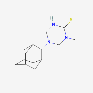 molecular formula C14H23N3S B5803304 5-(2-adamantyl)-1-methyl-1,3,5-triazinane-2-thione 