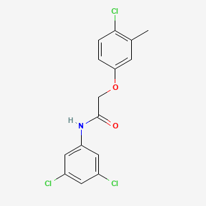 molecular formula C15H12Cl3NO2 B5803375 2-(4-chloro-3-methylphenoxy)-N-(3,5-dichlorophenyl)acetamide CAS No. 6229-26-1