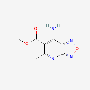 molecular formula C8H8N4O3 B5803500 7-氨基-5-甲基[1,2,5]恶二唑并[3,4-b]吡啶-6-羧酸甲酯 