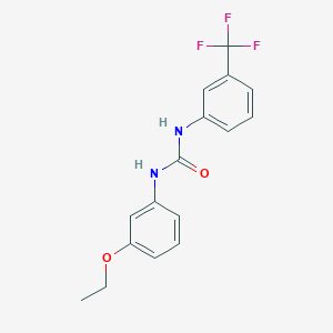 molecular formula C16H15F3N2O2 B5803562 N-(3-ethoxyphenyl)-N'-[3-(trifluoromethyl)phenyl]urea 