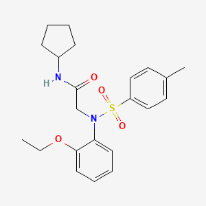 N-Cyclopentyl-2-(N-(2-ethoxyphenyl)-4-methylphenylsulfonamido)acetamide