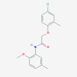 2-(4-chloro-2-methylphenoxy)-N-(2-methoxy-5-methylphenyl)acetamide
