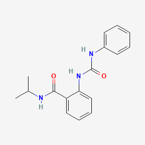 molecular formula C17H19N3O2 B5803749 2-[(anilinocarbonyl)amino]-N-isopropylbenzamide 