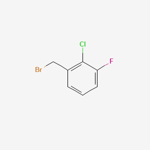 molecular formula C7H5BrClF B580376 2-氯-3-氟苄基溴 CAS No. 874285-19-5