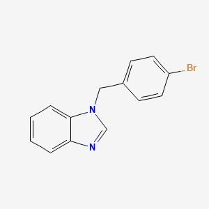 molecular formula C14H11BrN2 B5803838 1-(4-溴苄基)-1H-苯并咪唑 