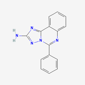 molecular formula C15H11N5 B5803844 5-phenyl[1,2,4]triazolo[1,5-c]quinazolin-2-amine 