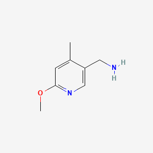 molecular formula C8H12N2O B580391 (6-Methoxy-4-methylpyridin-3-yl)methanamine CAS No. 1355177-23-9
