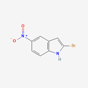 molecular formula C8H5BrN2O2 B580400 2-Bromo-5-nitro-1H-indole CAS No. 1246471-11-3