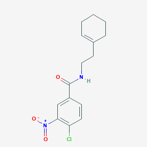 molecular formula C15H17ClN2O3 B5804003 4-chloro-N-[2-(1-cyclohexen-1-yl)ethyl]-3-nitrobenzamide 