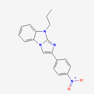 2-(4-nitrophenyl)-9-propyl-9H-imidazo[1,2-a]benzimidazole