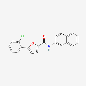 molecular formula C21H14ClNO2 B5804090 5-(2-chlorophenyl)-N-2-naphthyl-2-furamide 