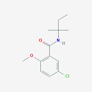 5-chloro-N-(1,1-dimethylpropyl)-2-methoxybenzamide