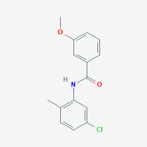 molecular formula C15H14ClNO2 B5804188 N-(5-chloro-2-methylphenyl)-3-methoxybenzamide 