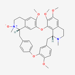 molecular formula C38H42N2O7 B580424 异四氢苯并秦N-2'-氧化物 CAS No. 70191-83-2