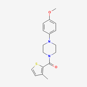 1-(4-methoxyphenyl)-4-[(3-methyl-2-thienyl)carbonyl]piperazine