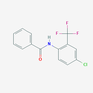N-[4-chloro-2-(trifluoromethyl)phenyl]benzamide