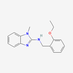 molecular formula C17H19N3O B5804312 N-(2-ethoxybenzyl)-1-methyl-1H-benzimidazol-2-amine 