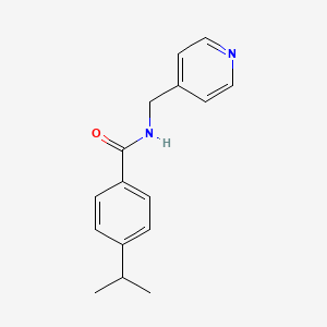 molecular formula C16H18N2O B5804322 4-isopropyl-N-(4-pyridinylmethyl)benzamide 