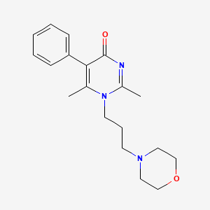 molecular formula C19H25N3O2 B5804381 2,6-dimethyl-1-[3-(4-morpholinyl)propyl]-5-phenyl-4(1H)-pyrimidinone 