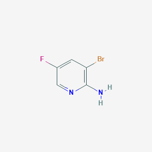 molecular formula C5H4BrFN2 B058044 2-氨基-3-溴-5-氟吡啶 CAS No. 869557-43-7
