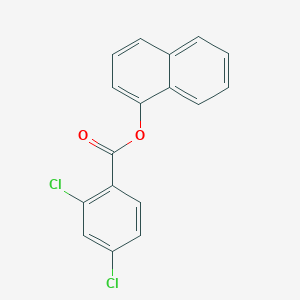 molecular formula C17H10Cl2O2 B5804442 1-naphthyl 2,4-dichlorobenzoate 