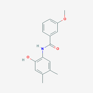 N-(2-hydroxy-4,5-dimethylphenyl)-3-methoxybenzamide