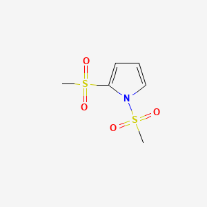 molecular formula C6H9NO4S2 B580447 1,2-Dimethanesulfonylpyrrole CAS No. 1373232-67-7