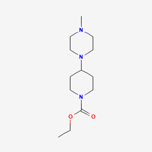 molecular formula C13H25N3O2 B5804490 ethyl 4-(4-methyl-1-piperazinyl)-1-piperidinecarboxylate 