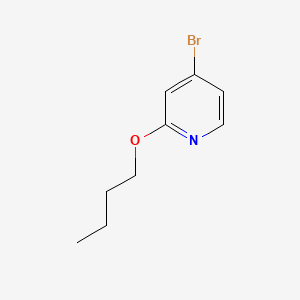 molecular formula C9H12BrNO B580459 4-Bromo-2-butoxypyridine CAS No. 1289027-85-5
