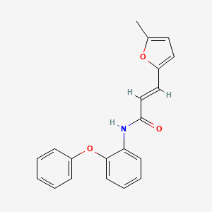 molecular formula C20H17NO3 B5804648 3-(5-methyl-2-furyl)-N-(2-phenoxyphenyl)acrylamide 