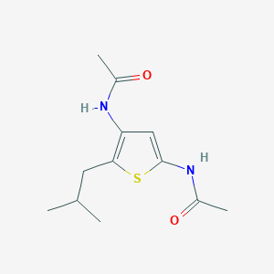 N,N'-(5-isobutyl-2,4-thienediyl)diacetamide