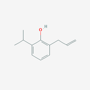 molecular formula C12H16O B058047 2-烯丙基-6-异丙基苯酚 CAS No. 3354-56-1