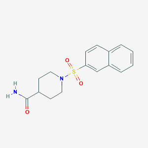 1-(2-naphthylsulfonyl)-4-piperidinecarboxamide