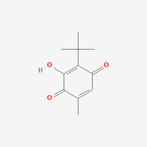 molecular formula C11H14O3 B5805040 2-tert-butyl-3-hydroxy-5-methylbenzo-1,4-quinone 