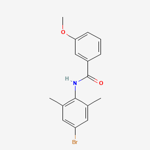 molecular formula C16H16BrNO2 B5805056 N-(4-bromo-2,6-dimethylphenyl)-3-methoxybenzamide 