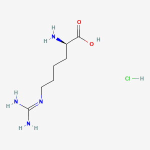 molecular formula C7H17ClN4O2 B580510 (R)-2-氨基-6-胍基己酸盐酸盐 CAS No. 1217456-98-8
