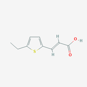 molecular formula C9H10O2S B5805100 3-(5-ethyl-2-thienyl)acrylic acid CAS No. 70329-37-2