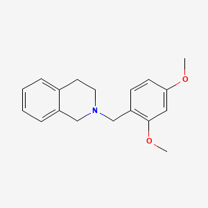 molecular formula C18H21NO2 B5805205 2-(2,4-dimethoxybenzyl)-1,2,3,4-tetrahydroisoquinoline 