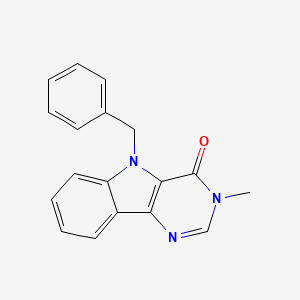 5-benzyl-3-methyl-3,5-dihydro-4H-pyrimido[5,4-b]indol-4-one